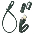 Baseus Bracelet USB Typ-C Kabel CATFH-06B - 22cm, 5A - Mörkgrön
