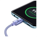Baseus Crystal Shine USB-C / USB-C Kabel CAJY000705 - 2m - Lila