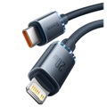 Baseus Crystal Shine USB-C / Lightning Kabel CAJY000201 - 1.2m - Svart