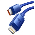 Baseus Crystal Shine USB-C / Lightning Kabel CAJY000203 - 1.2m - Blå