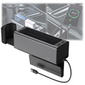 Baseus Deluxe Metal Bil Organisatör m/ USB-laddare CRCWH-A01 - Svart
