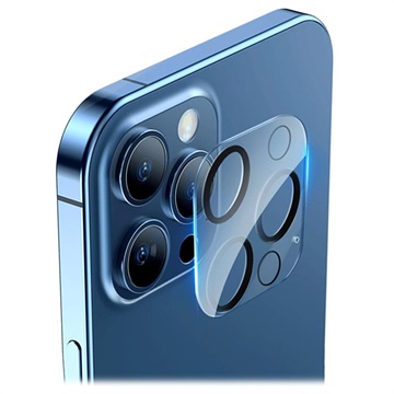 Baseus Full-Frame iPhone 12 Pro Max Kameralinsskydd i Härdat Glas - 2 St.