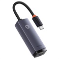 Baseus Lite Series USB-C / Gigabit Ethernet Nätverksadapter - Grå