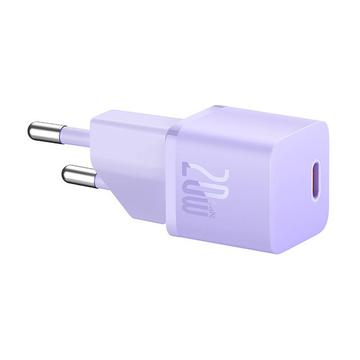 Baseus Mini GaN5 20W USB-C väggladdare - lila