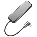 Baseus Mirror USB-C-Hubb CAHUB-EZ0G - USB 3.0, PD - Grå