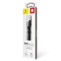 Baseus Nimble Laddning & Synk USB-C-Kabel CATMBJ-01 - 23cm - Svart