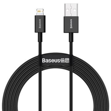 Baseus Superior Series Lightning Kabel - 1m - Svart