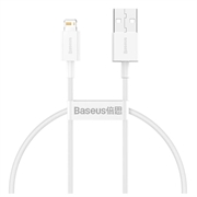 Baseus Superior Series Lightning Kabel - 0.25m - Vit