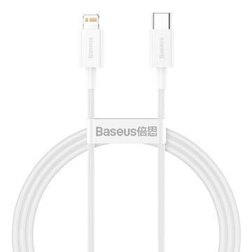 Baseus Superior Series USB-C / Lightning-kabel - 1 m, 20 W - Vit