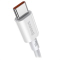 Baseus Superior Series USB-C / USB-C Kabel - 100W, 2m - Vit