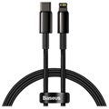 Baseus Tungsten Gold USB-C / Lightning Kabel 20W - 2m - Svart