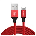Baseus Yiven USB 2.0 / Lightning Kabel - 1.8m - Röd