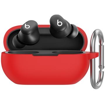 Beats Studio Buds+ AhaStyle WG157 Silikonfodral med karbinhake - Röd