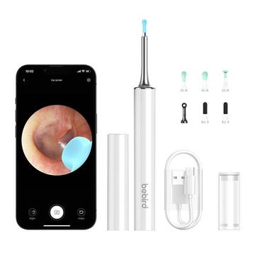 Bebird T15 Smart Visual Ear-Clean öronrengöring med kamera - 85 minuter - Vit