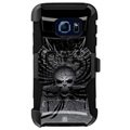 Samsung Galaxy S7 Beyond Cell Armor Combo Design Skal - Wing Skull