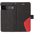 Bi-Color Series Google Pixel 6 Plånboksfodral - Svart