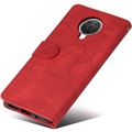 Bi-Color Series Nokia G10/G20 Plånboksfodral - Röd