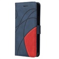 Bi-Color Series Samsung Galaxy A52 5G, Galaxy A52s Plånboksfodral - Blå