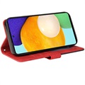 Bi-Color Series Samsung Galaxy A52 5G, Galaxy A52s Plånboksfodral - Röd