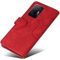 Bi-Color Series Xiaomi 11T/11T Pro Plånboksfodral - Röd