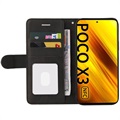 Bi-Color Series Xiaomi Poco X3 Pro/X3 NFC Plånboksfodral - Svart