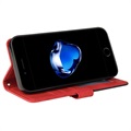 Bi-Color Series iPhone 7/8/SE (2020)/SE (2022) Plånboksfodral - Röd