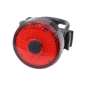 Cykellampa USB uppladdningsbar LED-baklykta LED-baklykta för cykel med 3 ljuslägen - Röd