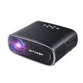 BlitzWolf BW-V4 1080p LED-projektor med WiFi, Bluetooth - Svart
