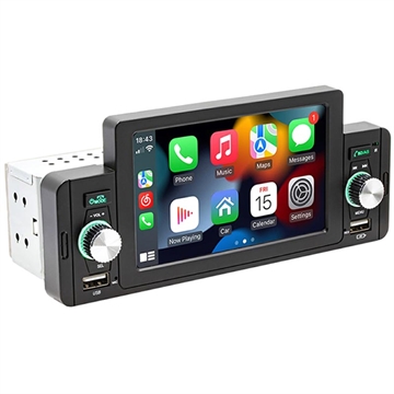 Bluetooth Bilstereospelare med CarPlay / Android Auto SWM 160C (Öppen Box - God)