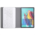 Samsung Galaxy Tab S6 Lite 2020/2022 Fodral med Bluetooth-tangentbord - Guld