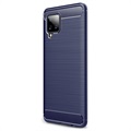 Samsung Galaxy A42 5G Borstat TPU-skal - Kolfiber