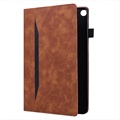 Business Style Samsung Galaxy Tab A7 Lite Smart Foliofodral - Brun