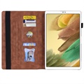 Business Style Samsung Galaxy Tab A7 Lite Smart Foliofodral - Brun