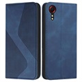 Business Style Samsung Galaxy Xcover 5 Plånboksfodral - Blå