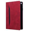 Business Style iPad Pro 12.9 2020/2021 Smart Foliofodral - Röd