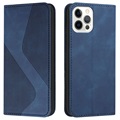 Business Style iPhone 13 Pro Plånboksfodral - Blå