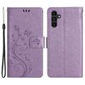 Samsung Galaxy A54 5G Butterfly Series Plånboksfodral - Violett