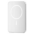 C10 Bärbar 15W magnetisk trådlös powerbank 5000mAh - Silver