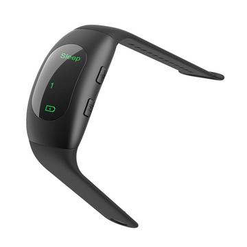 CES Mikroströms sömnmedel-armband med 3 lägen och automatisk timer - Svart