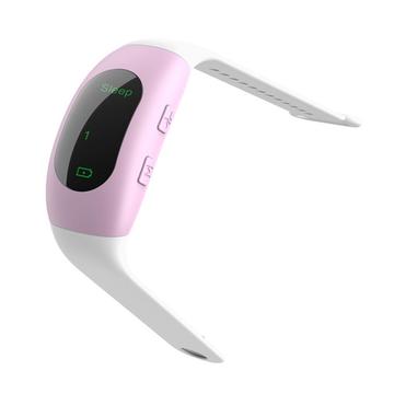 CES Mikroströms sömnmedel-armband med 3 lägen och automatisk timer - Rosa