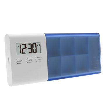 CR-250 Smart pillerorganisatör med elektronisk timer och 7 fack - Blå