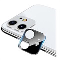 iPhone 11 Kameralinsskydd i Metall & Härdat Glas - Svart