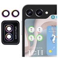 Samsung Galaxy Z Flip5 Kameralinsskydd i Härdat Glas - Färgrik