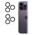 iPhone 14 Pro/14 Pro Max Kameralinsskydd i Härdat Glas - 2 St. - Svart