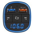 Billaddare & Bluetooth FM-sändare BC57 - Svart