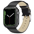Kolfiber Texturerat Apple Watch Series 7 Skal - 45mm - Svart