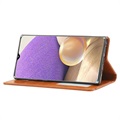 Card Set Series Samsung Galaxy A32 5G/M32 5G Plånboksfodral - Brun