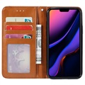 Card Set Serie iPhone 11 Plånboksfodral - Brun