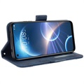 Cardholder Serie HTC Desire 22 Pro Plånboksfodral - Blå