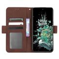 Cardholder Serie OnePlus 10T/Ace Pro Plånboksfodral - Brun